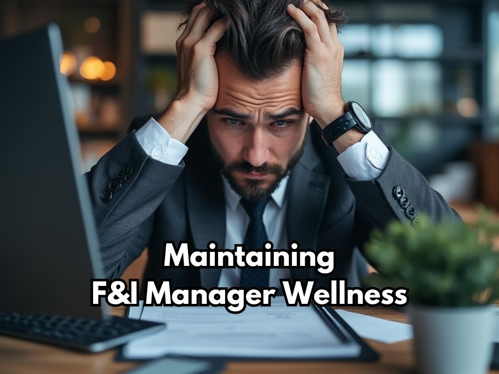 F&I Manager Wellness-2 Maintaining finance manager wellness